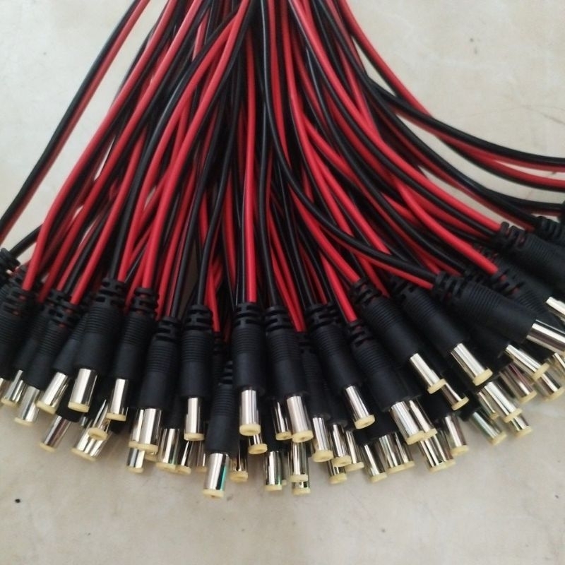 KABEL JACK DC FEMALE UNTUK CCTV COLOKAN DC FEMALE DENGAN KABEL