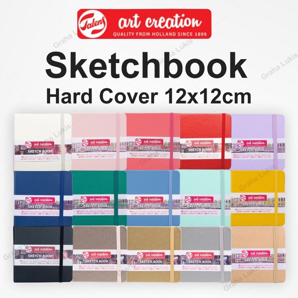 

KODE R9E2 Talens Art Creation Sketch Book 12x12 Hard Cover Sketchbook Hard Cover 12x12