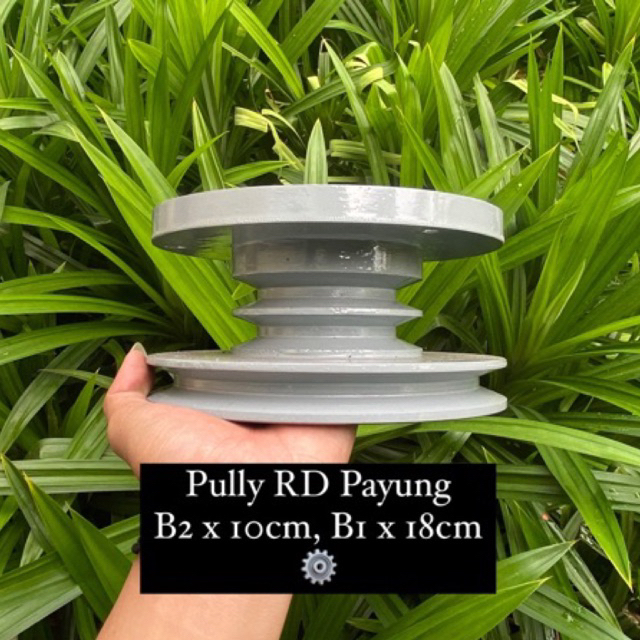 Pully RD Payung B2x10cm dan B1x18cm untuk mesin Traktor/Pertanian/Diesel