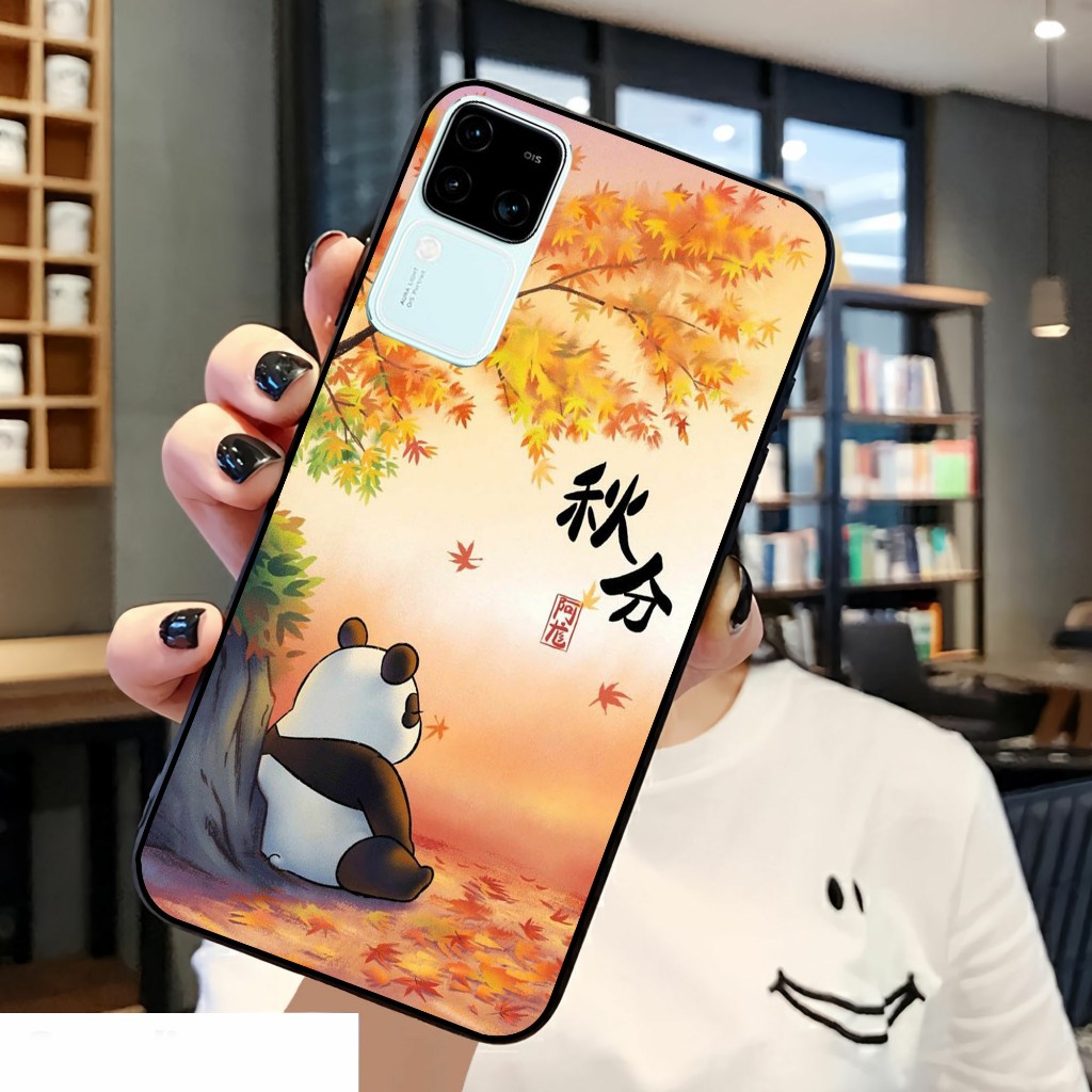 (LS 28) Case Kaca Vivo V30 - Kesing Kaca Vivo V30 - Case Cantik Vivo V30 - Case Vivo V30 - Softcase 