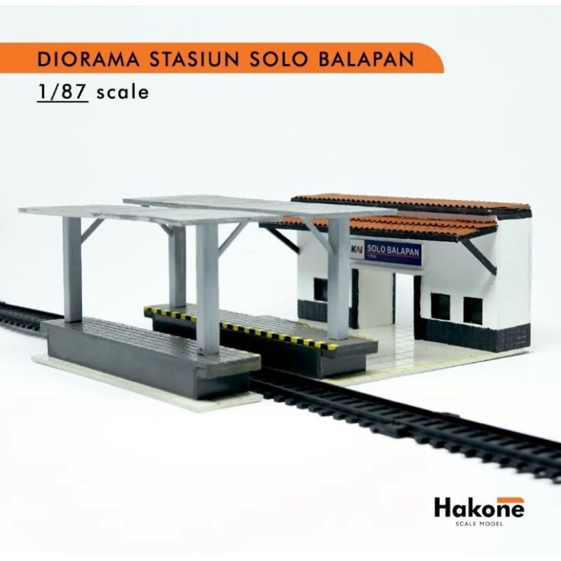 MAINAN KERETA API / DIORAMA KERETA API / MINIATUR STASIUN KERETA API