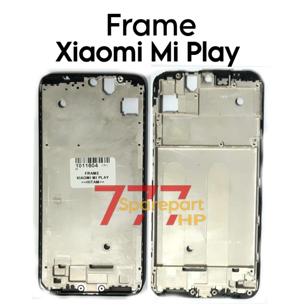 Frame Tulang Tengah Xiaomi Mi Play / M1901F9E -  Tulang tengah Bezzel  Tempat Dudukan LCD & Mesin