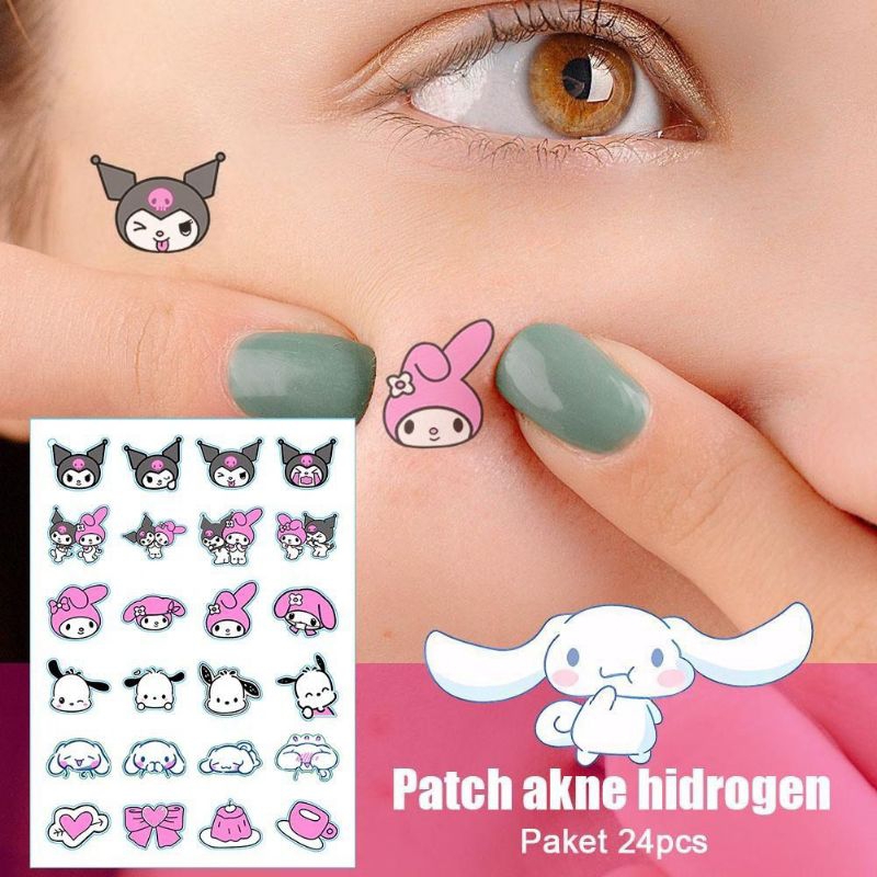 Acne Patch Kuromi Stiker Jerawat Lucu Pimple Patch