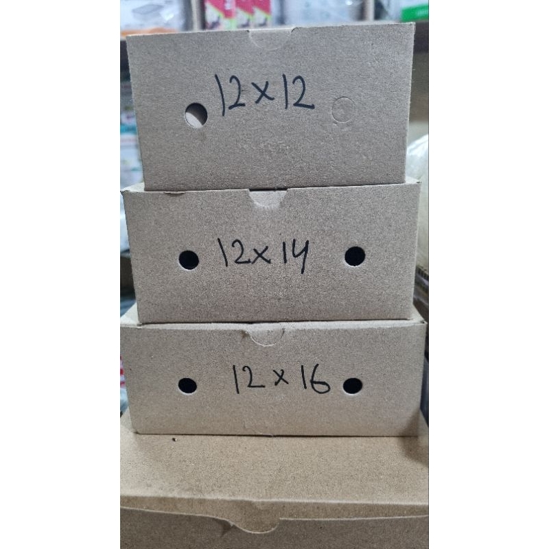 

Box Snack Dus Snack Dus Kue 12x12, 12x14 dan 12x16 Dus Kraft non laminasi