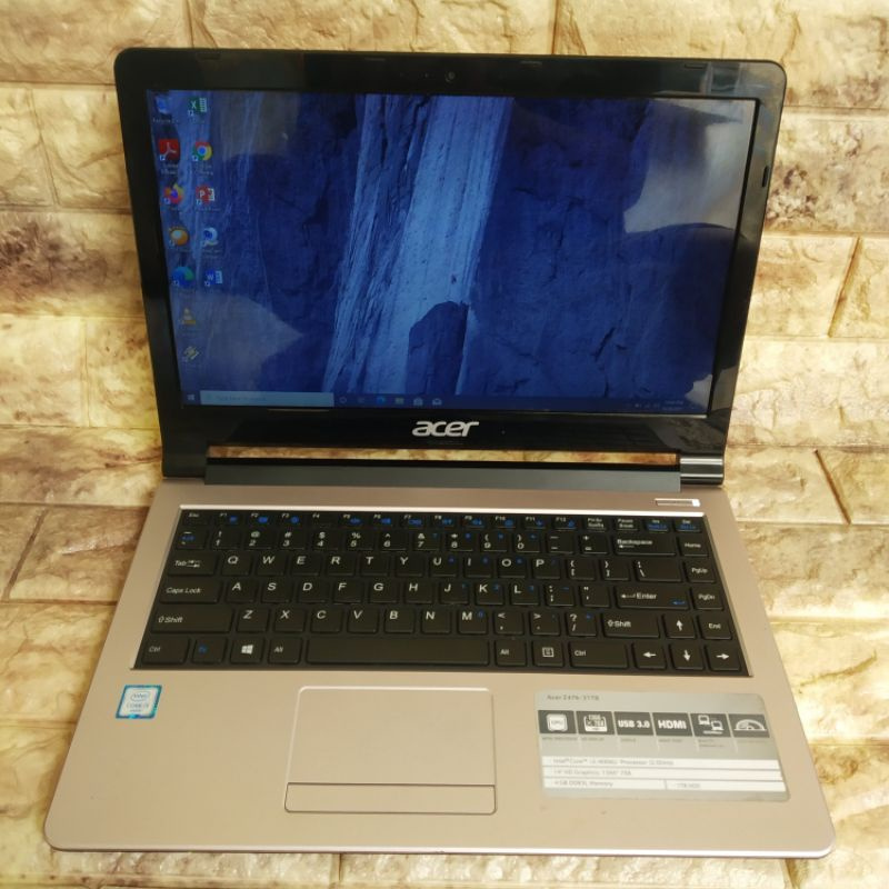 Laptop Bekas Acer Z476-31TB i3-6006U 4GB/1TB