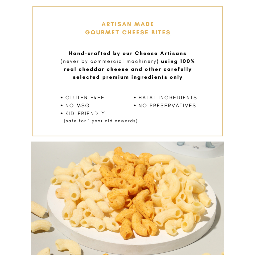 

RB Truffle Honey Butter Cheese Bites 150g - healthy snack by Sodachips (no MSG)