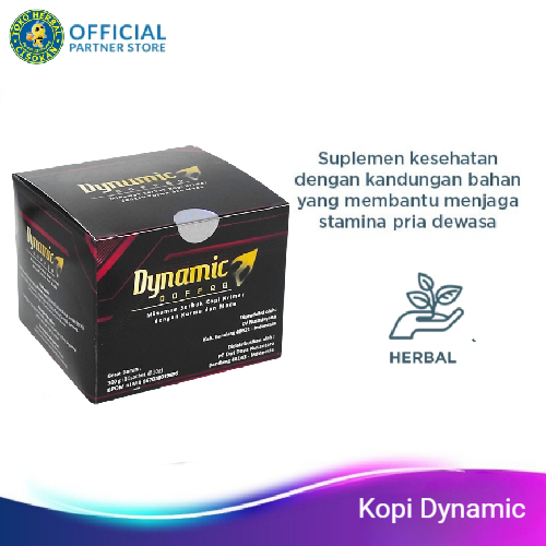 

Kopi Dinamic Dynamic Coffe Kemasan 1Box 10 Sachet Original