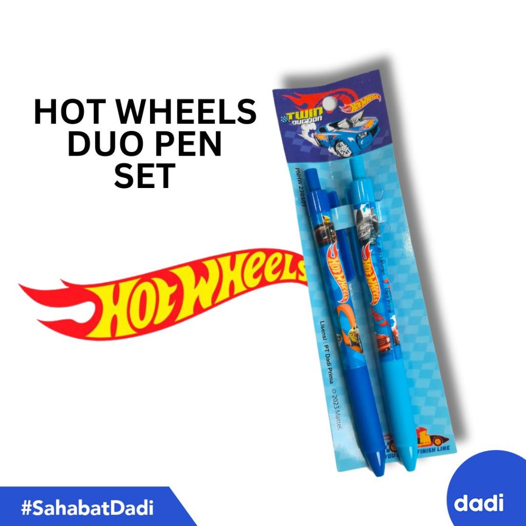 

Dadi - Hot Wheels Duo Pen Set - Pulpen Set/Alat Tulis