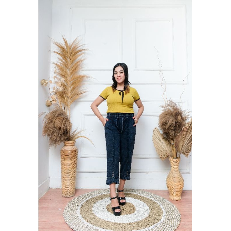 Celana jeans 7/9 //celana wanita jeans/celana jeans kekinian