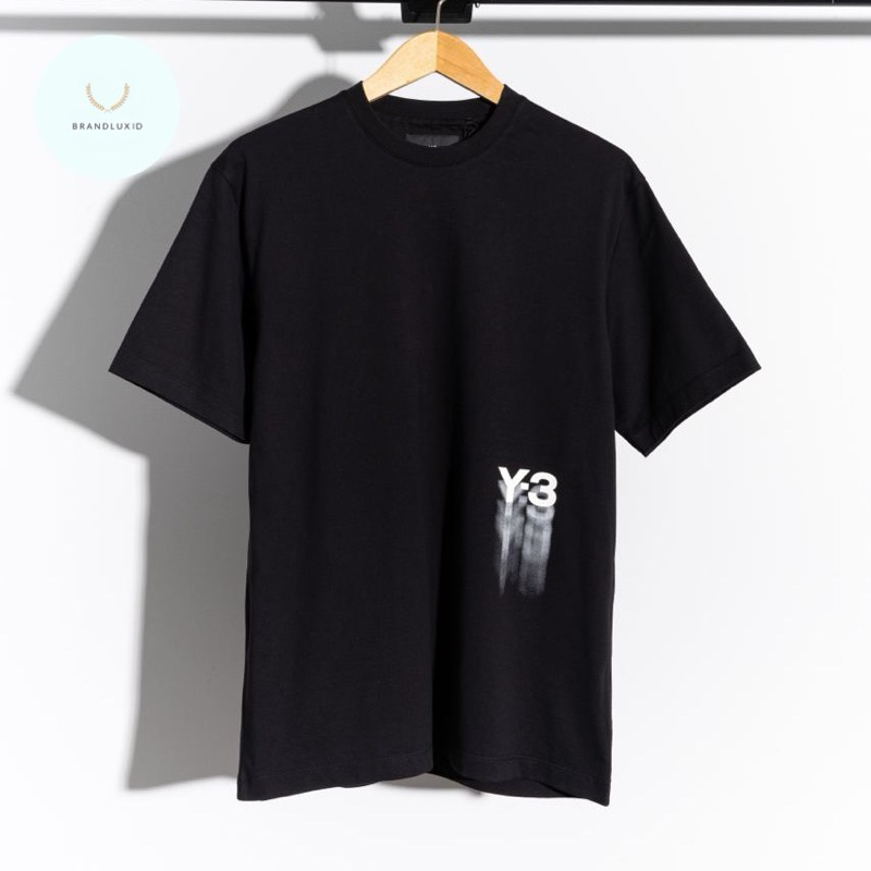 Adidas Y-3 Small logo print tshirt Black