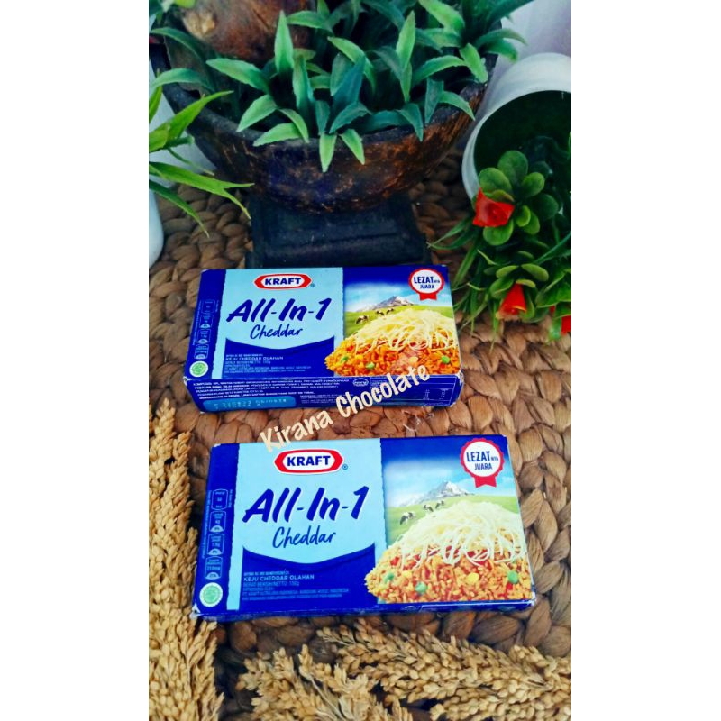 

KEJU KRAFT ALL IN CHEDDAR 150GR (DUS)