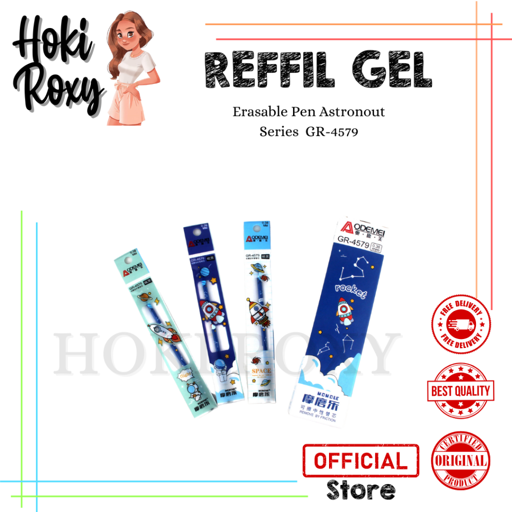 

20pcs Refil Pulpen Hapus ROKET GR-4579 / 1 pak Refil Pulpen Hapus