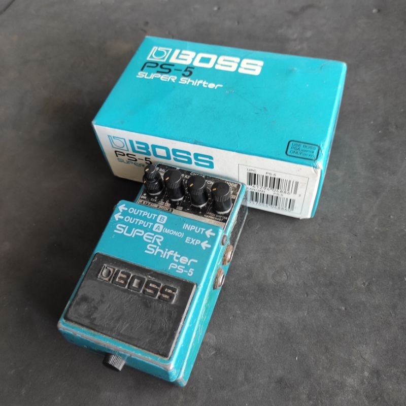 Boss PS-5 Super Pitch Sifter "Rare" Discontinue, efek Gitar, Bass, Suling, Not Nux, Zoom, Flamma