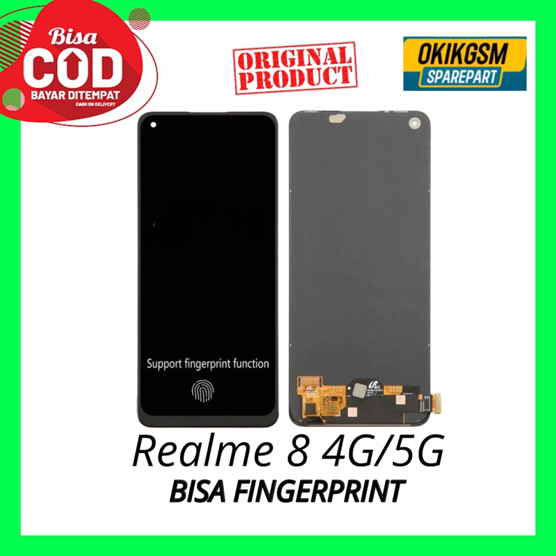 LCD Touchscreen Oppo Reno 8 4G CPH2457 / Reno 8 5G CPH2359 Original Amoled Bisa Fingerprint