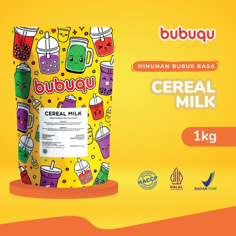 

Bubuqu Cereal Milk Powder Drink 1 Kg - Bubuk Minuman Susu Sereal