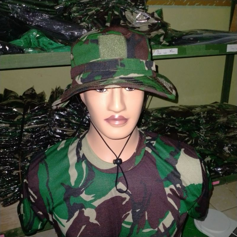 topi rimba / topi adventure / topi rimba malvinas / topi rimba TNI / TOPI RIMBA LORENG VELBET