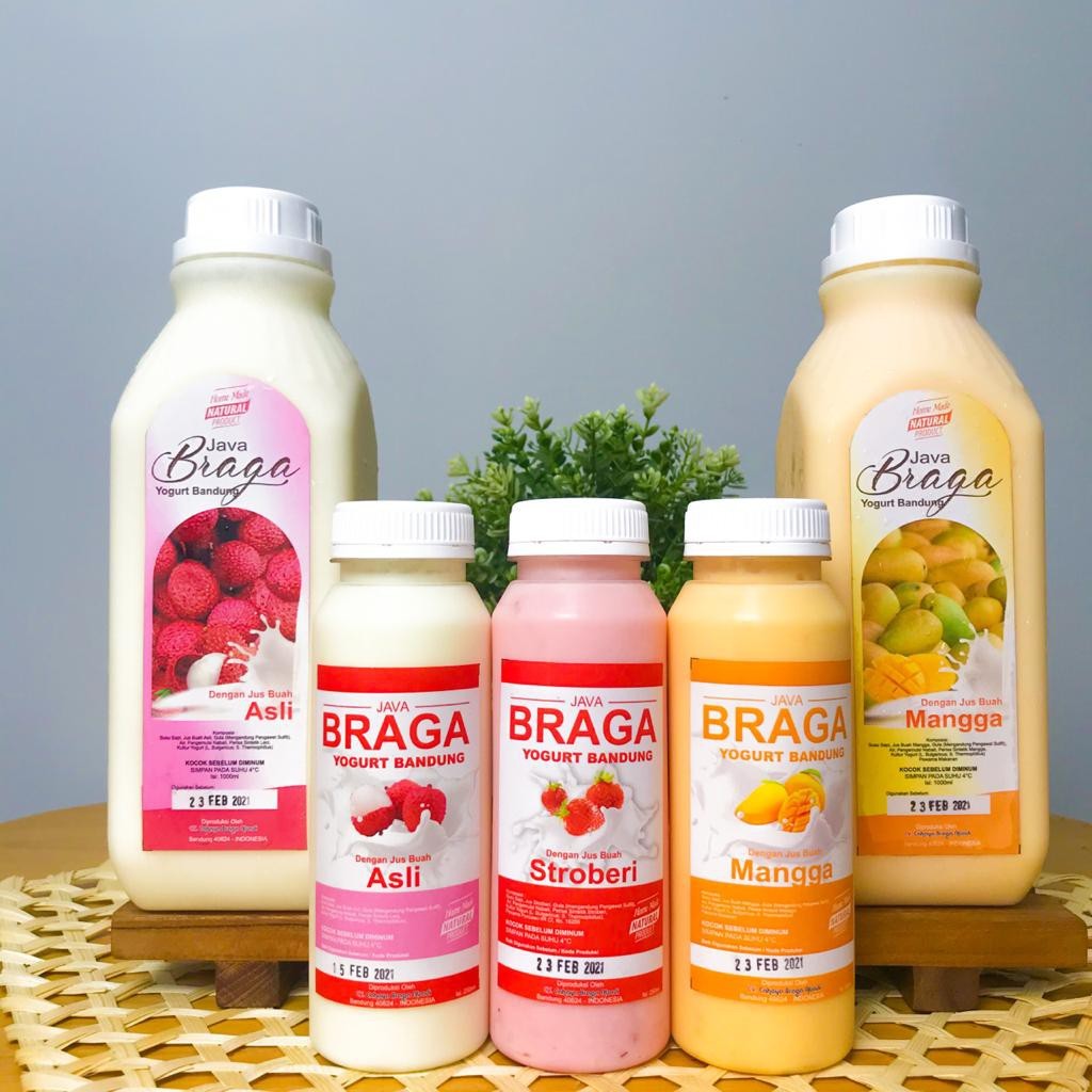 

Yogurt Java Braga - Dengan Buah Asli - 250ml