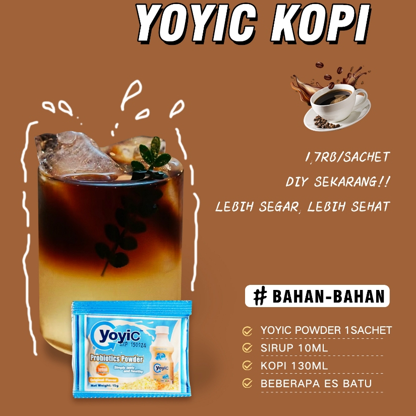 Gratis 6Botol YoyiC minuman[ 10 Sachet YoyiC Probiotics Powder],Probiotik Bakteri Baik Mengatasi Mas