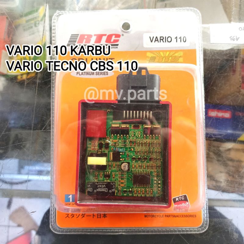 CDI Unit Digital cdi Vario 110 karbu Vario Tecno 110 CBS No limit KVB