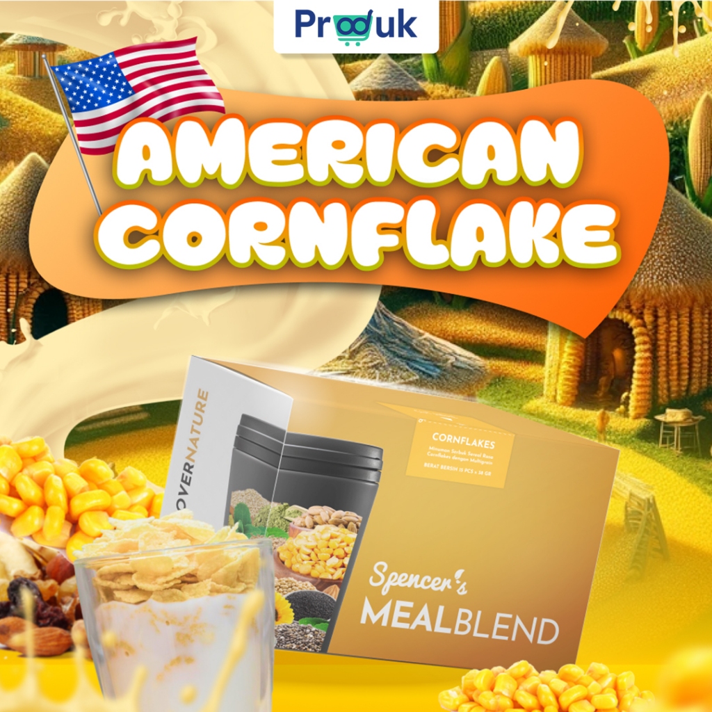 

PRODUK Spencer's MEALBLEND AMERICAN CORNFLAKE / Spencers MEALBLEND / Meal Replacement