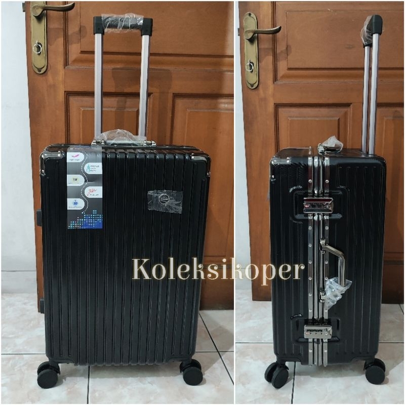 Tas Koper Import Napoleon Box Tanpa resleting size Bagasi 24 inci