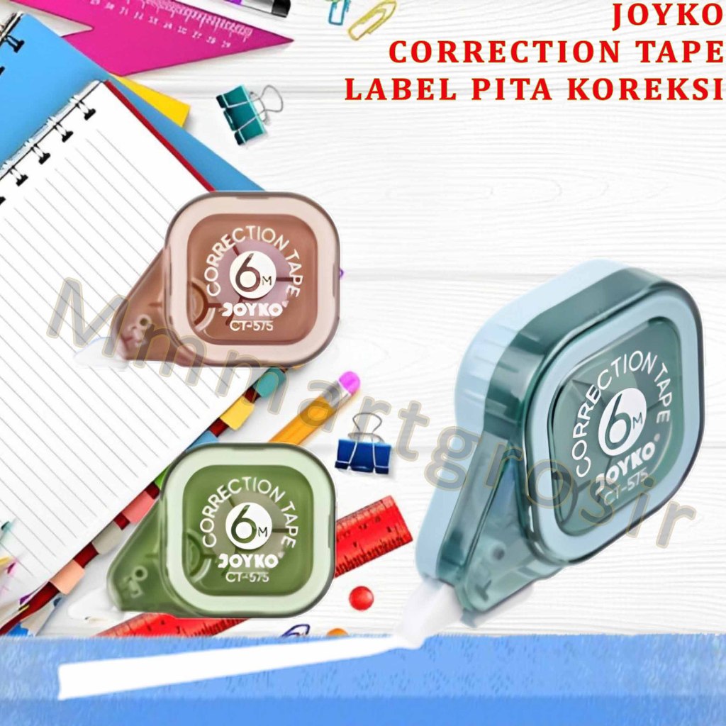 

Joyko / Correction Tape / Label Alat Pita Koreksi / Alat Tulis Label / 1pcs