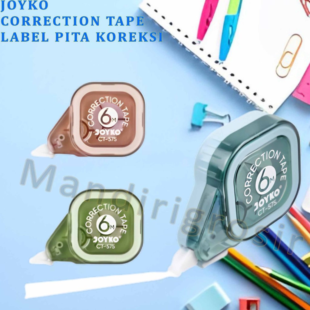 

Correction Tape * Joyko * Label Alat Pita Koreksi * Alat Tulis Label * 1pcs