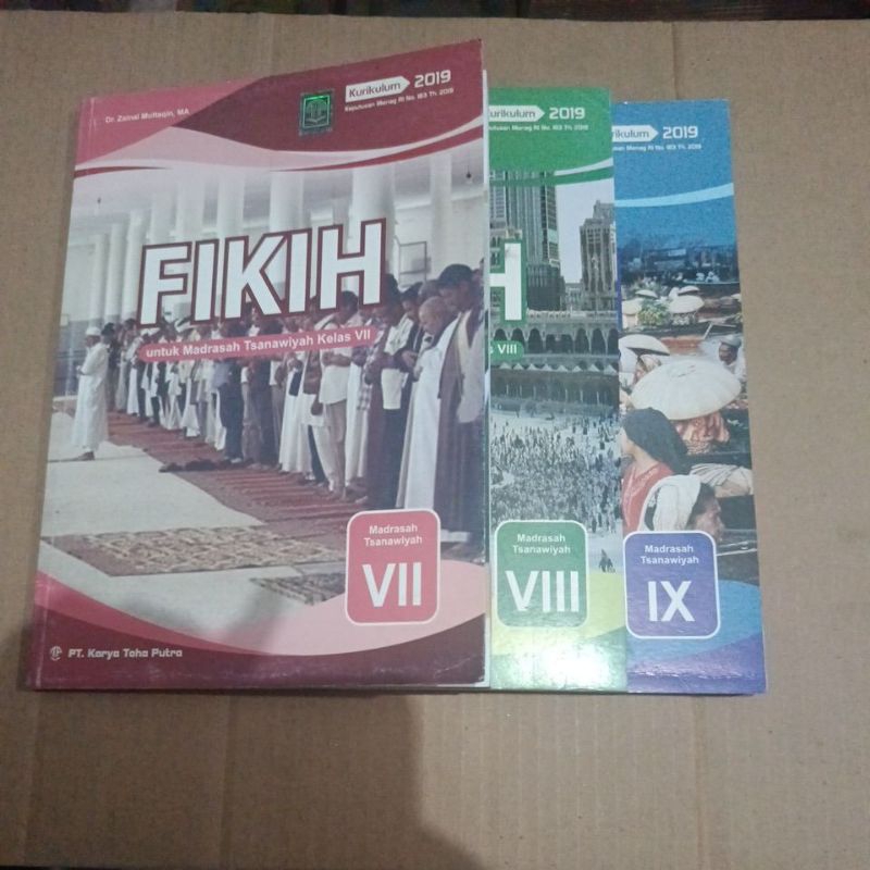 Buku Fikih MTs Kelas 7, 8, 9 Kurikulum 2019(Toha Putra)