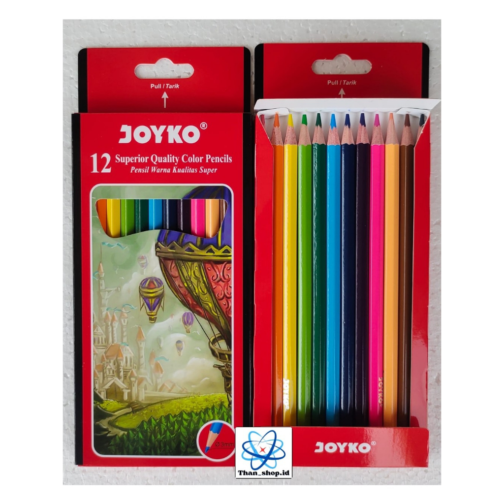 

Joyko Pensil Warna / Color Pencils Hexagonal Grip