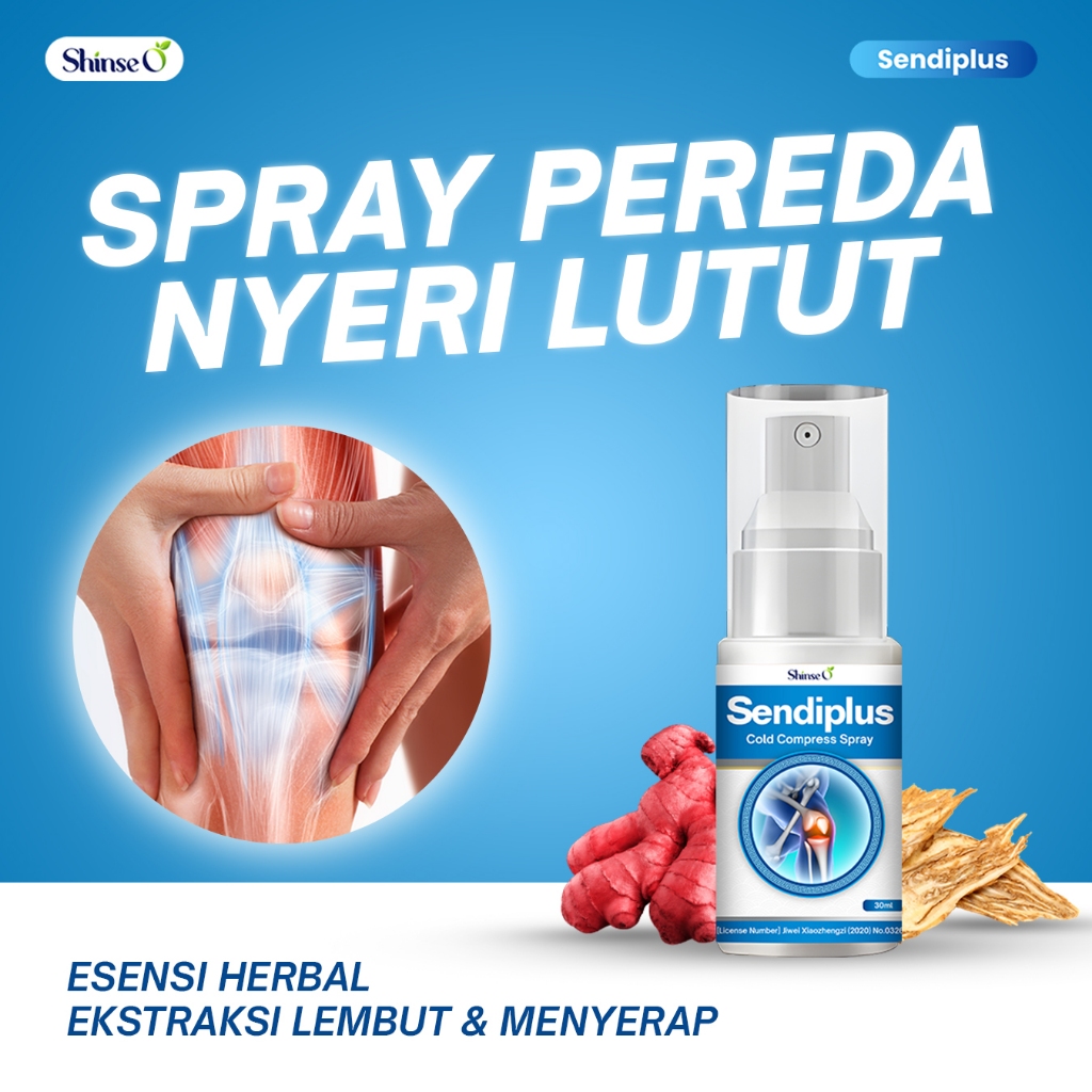 Sendiplus Spray Pereda Nyeri Lutut dan Nyeri Sendi Semprotan Pereda Nyeri Sendi, Nyeri Lutut dan Nye