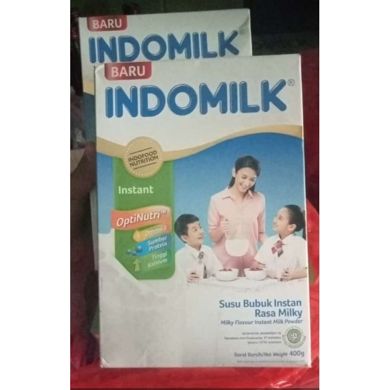 

Susu bubuk instan Indomilk 400gr-800gr