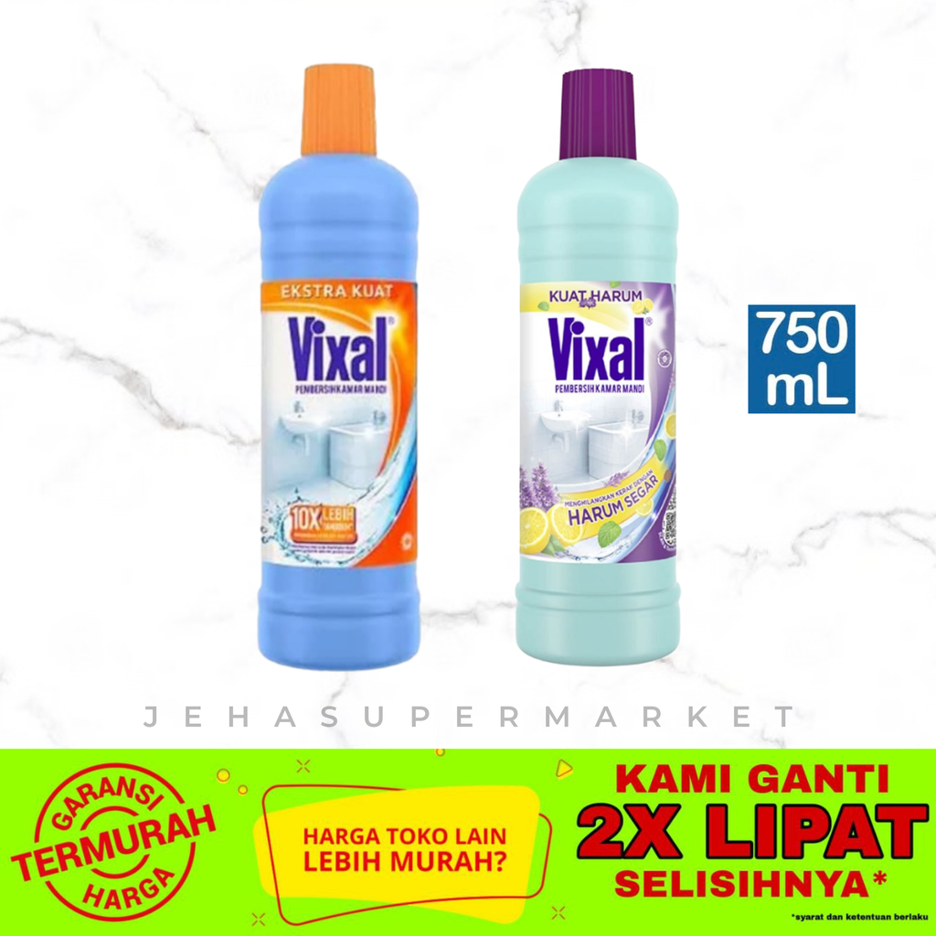 ⭐ CAIRAN PEMBERSIH ⭐ Vixal 750mL ( Pembersih Lantai Kamar Mandi & Kerak Toilet / Porselen HCl )
