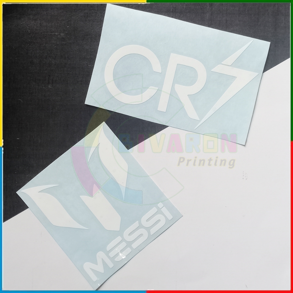 

Stiker CR7 Messi/Stiker cutting oracal/Stiker cutting1 warna