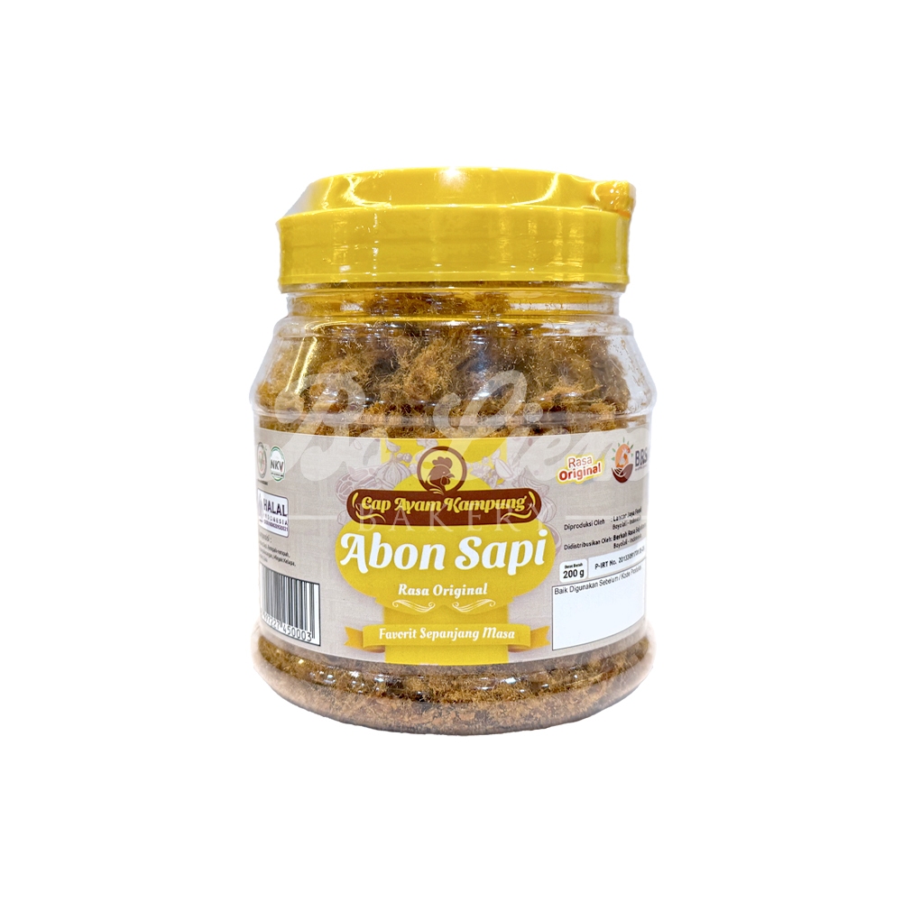 

Abon Sapi Cap Ayam Kampung 200gr