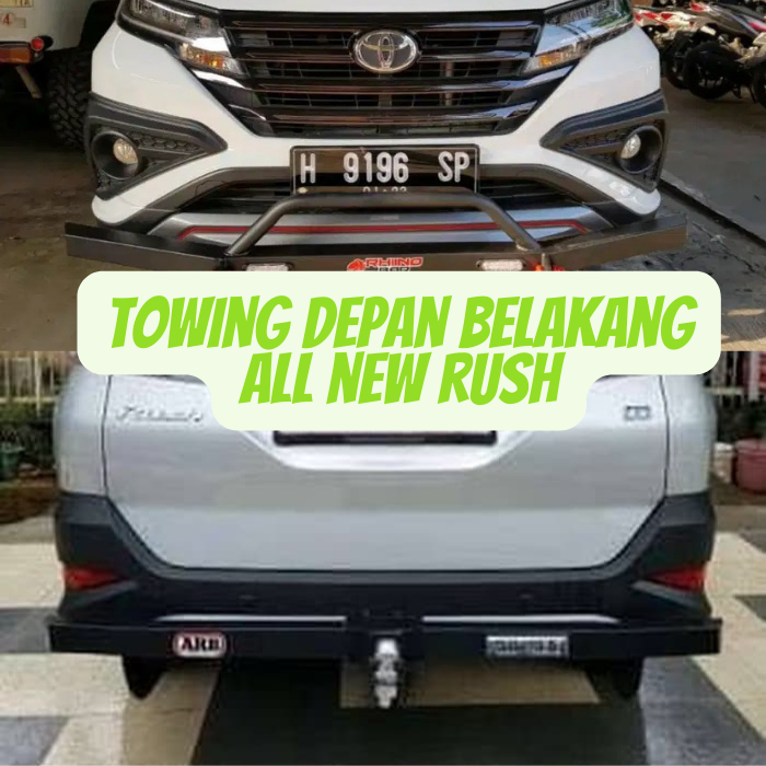 Towing Besi Pengaman Depan Belakang Mobil All New RushTerrios