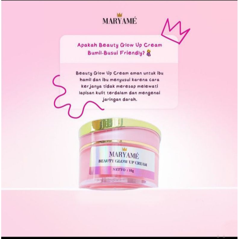 Maryame beauty glow up cream
