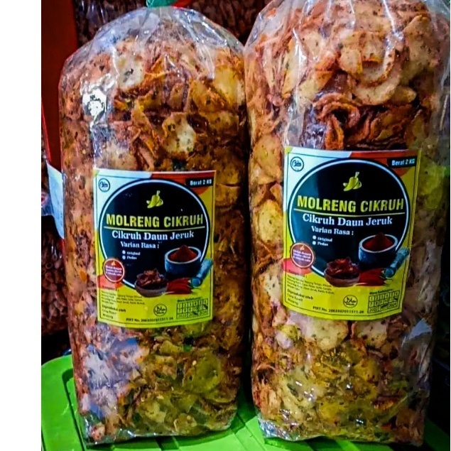 

Molreng Cikruh Pedas Original Daun Jeruk 250gr Snack Viral Camilan Cemilan