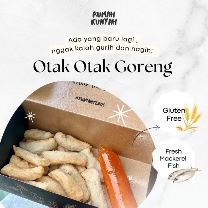 

Otak Otak Ikan Goreng Gluten Free Digoreng dengan Coconut Oil Halal