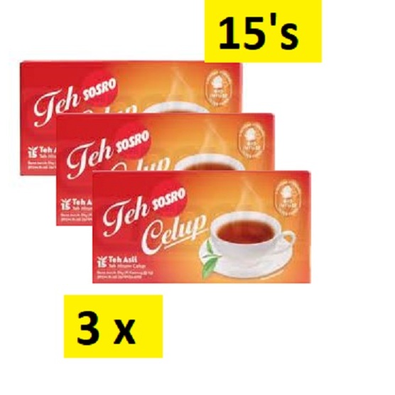 

SOSRO Teh Celup 15'S Terbuat dari bahan alami dengan kualitas