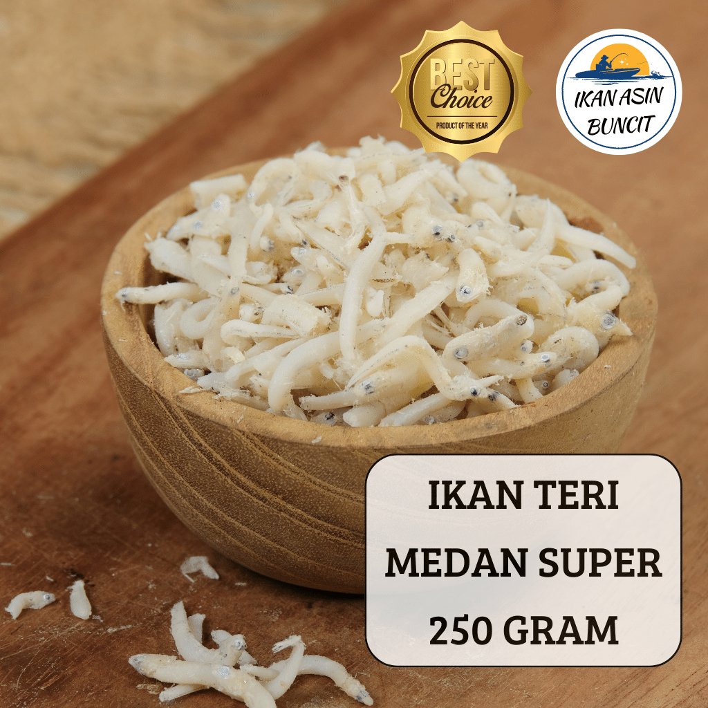 

IKAN ASIN TERI NASI MEDAN 250 GRAM