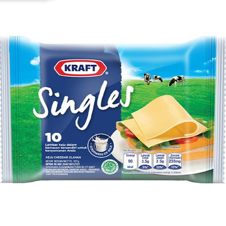 

120gr Singgels 8 Slice Kraft Keju High Calcium