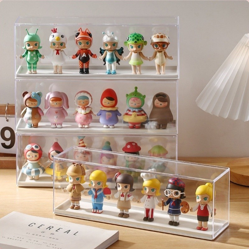 Rak Acrylic Box Organizer Storage Transparan Acrylic Box Kotak Pajangan Nendoroid