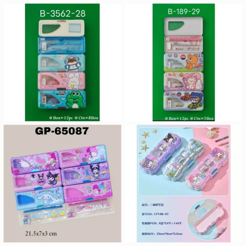

FREE BUBLE & DUS Tempat Pensil Kotak Pensil Xiao Ling Jing + Paket Alat Tulis SNR/ Alat tulis set/ Stationery set B-3562-28/ b 189 -29 829