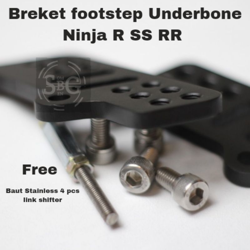 Breket Footstep Underbone Ninja R SS RR Footstep Adaptor Footstep Underbone Ninja R SS RR