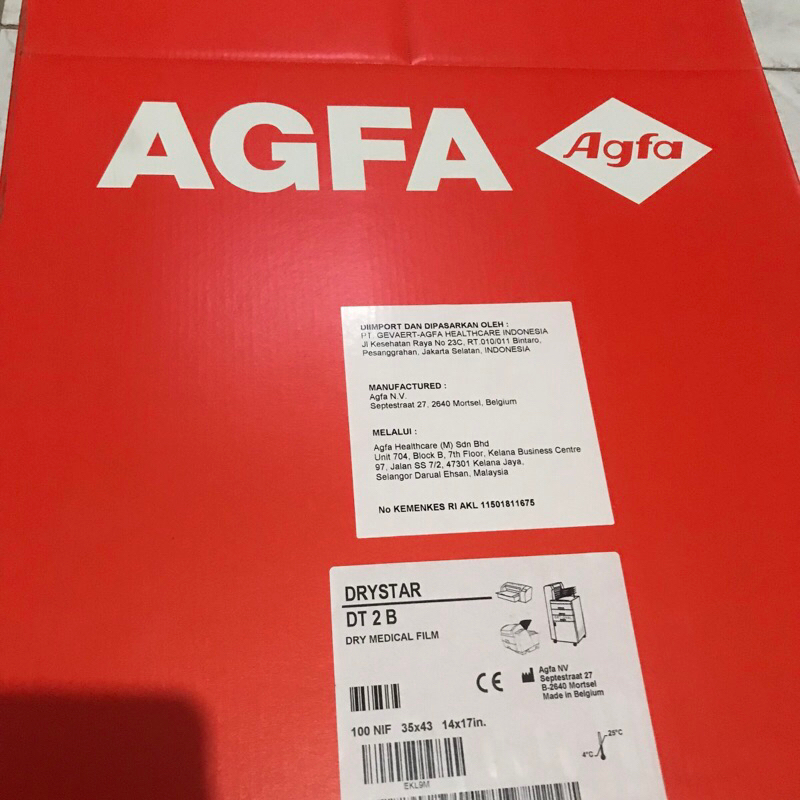 AGFA DRYSTAR DT 2 B 35x43 14x17 in