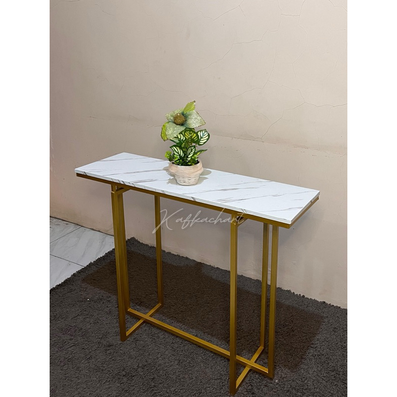 MEJA KONSOL BESI MINIMALIS MEJA CONSOL ESTETIKdur