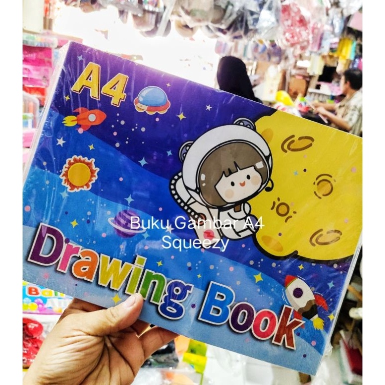 

KODE O44B Buku Gambar A4 Squeezy 1pack isi 1buku