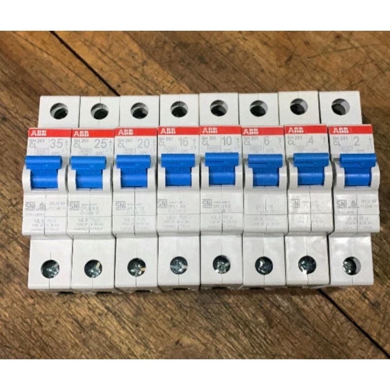 MCB ABB 6 ampere type SH 201Original