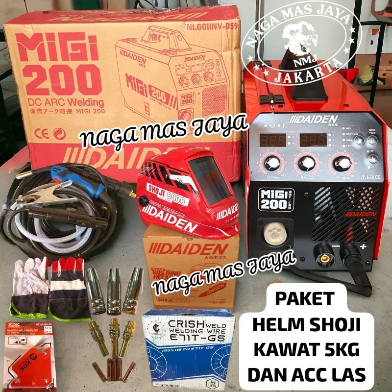 MESIN LAS CO DAIDEN MIGi 200 TRAVO LAS CO2 DAIDEN MIG 200