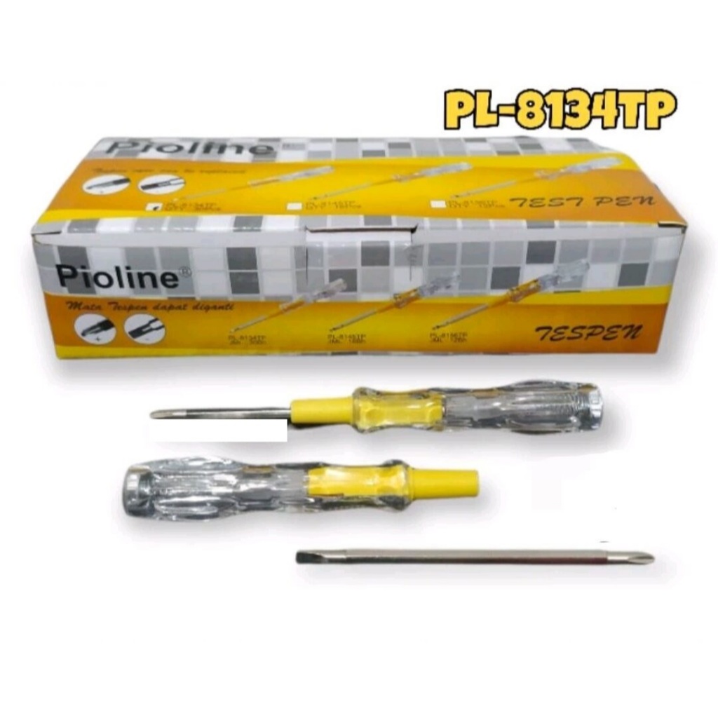 Obeng Tespen Listrik Terbaik Bolak Balik Sunfree Pioline Tes Pen Plus Minus SNI Sunfree